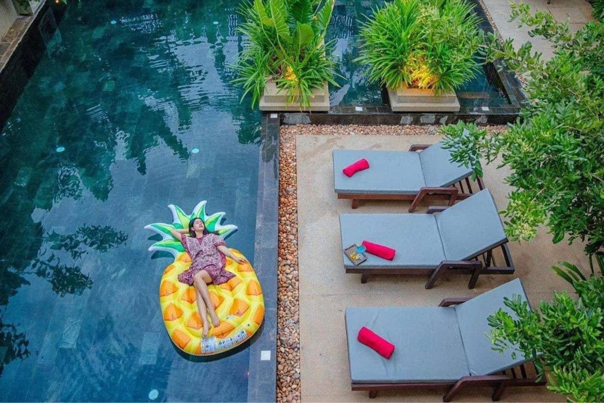 Tushita Villa, Pool & Gardens เสียมราฐ ภายนอก รูปภาพ